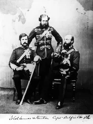 Lieutenant Colonels Lennox and Stanton and Captain Belfield R.E.